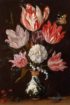 Une Nature morte de Tulipes et autres Fleurs Ambrosius Bosschaert Peinture à l'huile